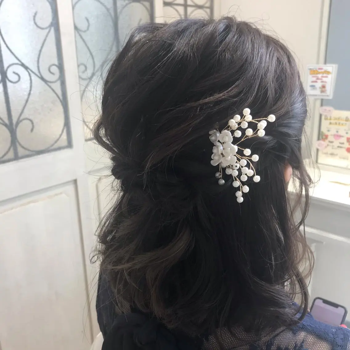 ミディアム ヘアアレンジ ヘアセット 🥛洒落髪小顔cut なら龍崎🥛のヘアスタイル