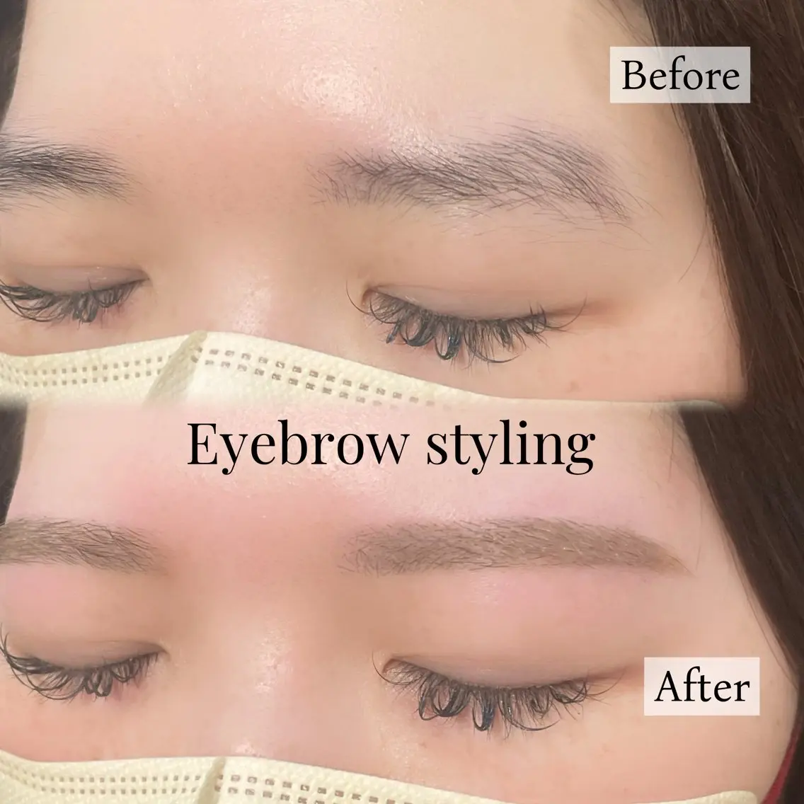 🌷【ミニモ限定✨】眉毛スタイリングWAX脱毛 メンズOK◎の写真