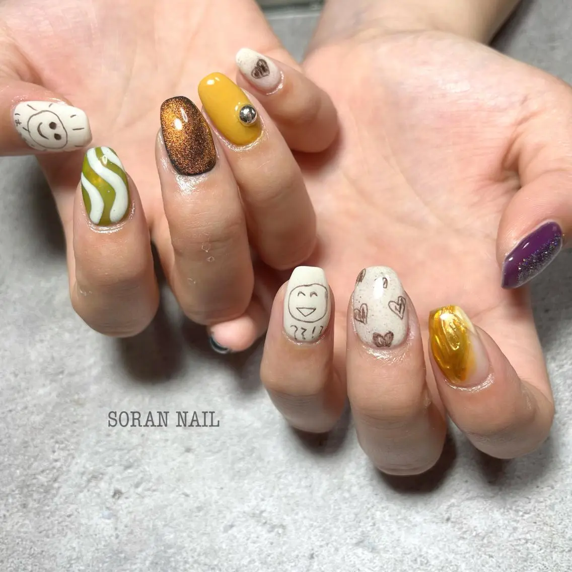 ネイル ハンドネイル soran nailのネイルデザイン