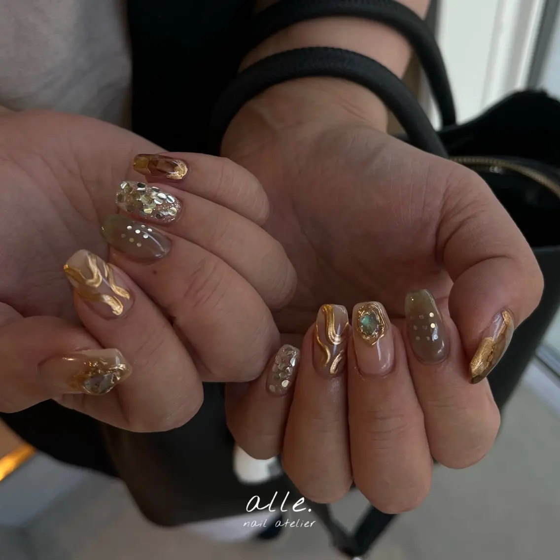ネイル ハンドネイル atelier alle.のネイルデザイン