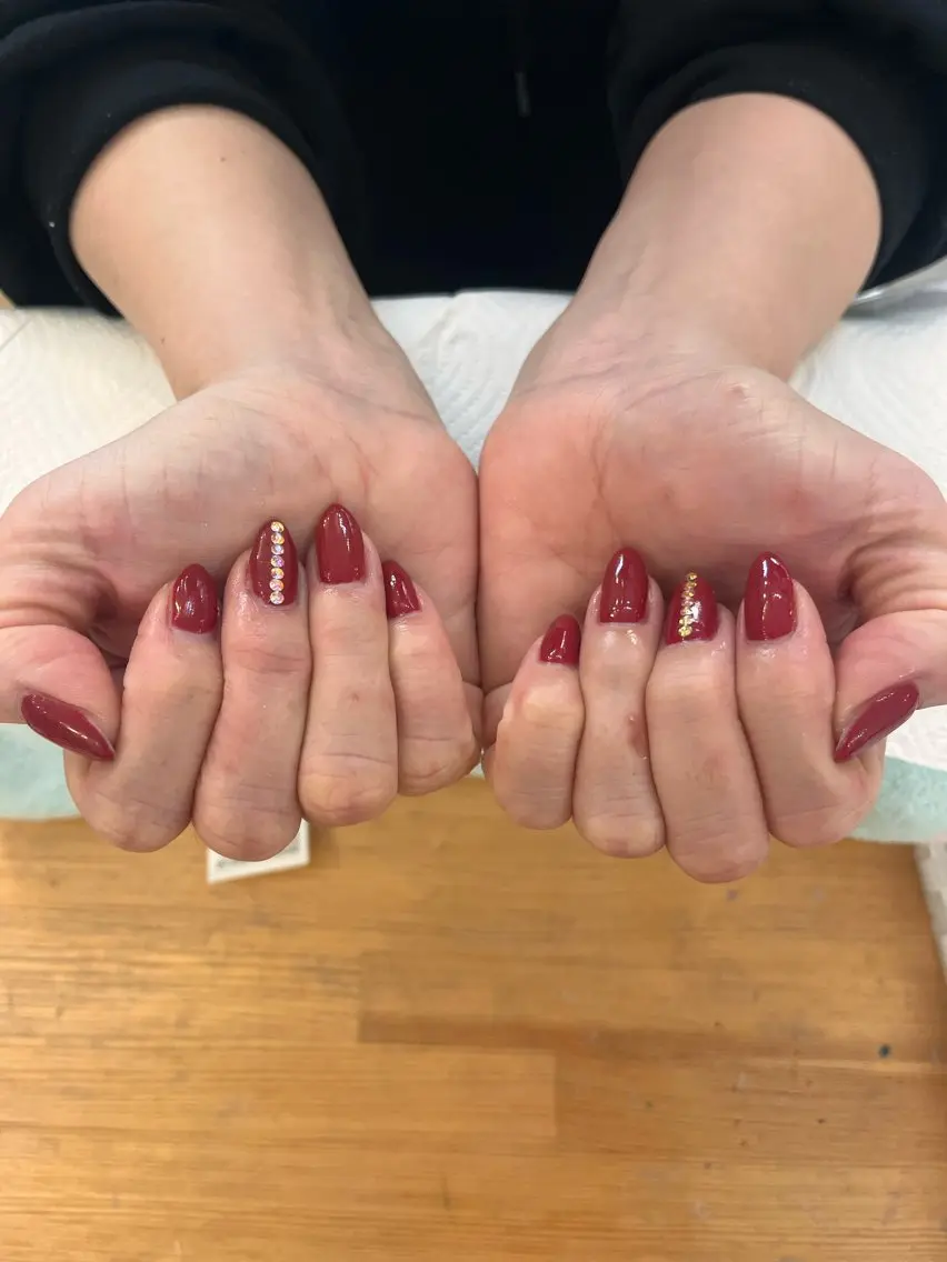 ネイル シンプルネイル nailAlaia 妙典店 アイリのネイルデザイン