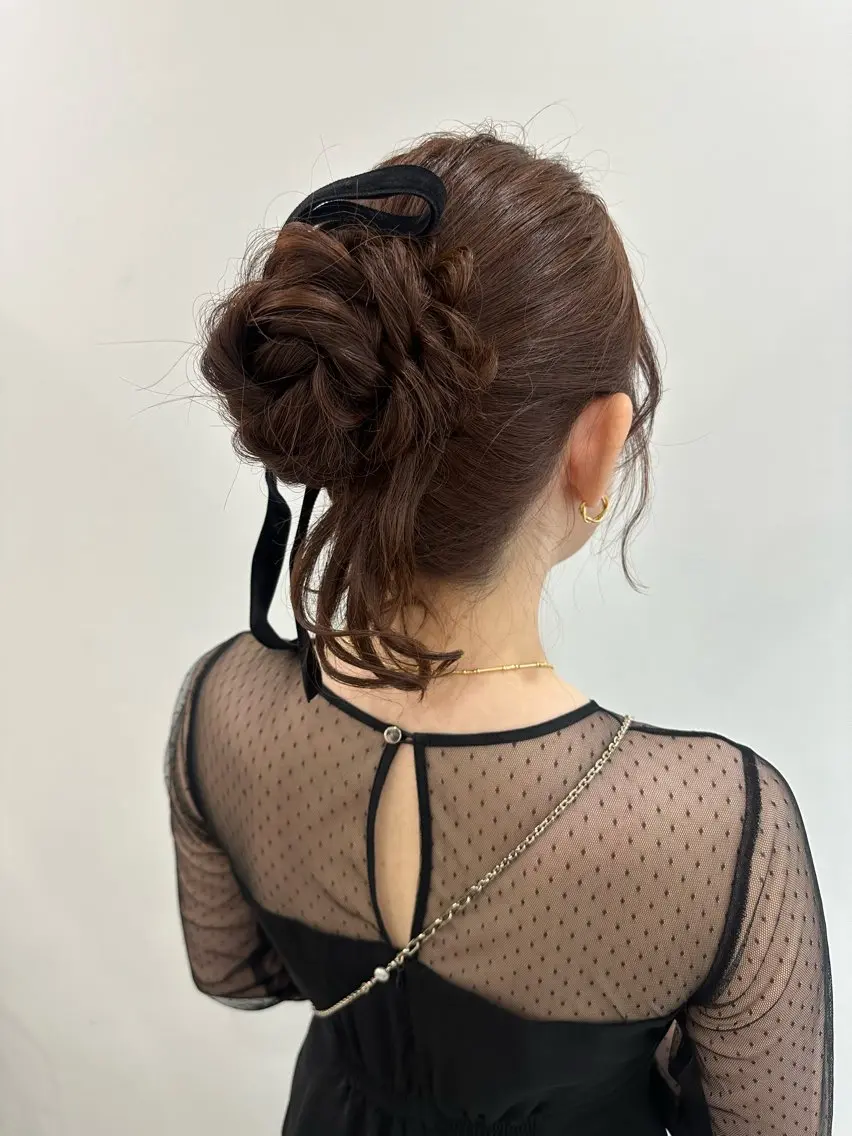 ロング ヘアアレンジ ヘアセット レイヤー/ナチュラル 💐nao.のヘアスタイル