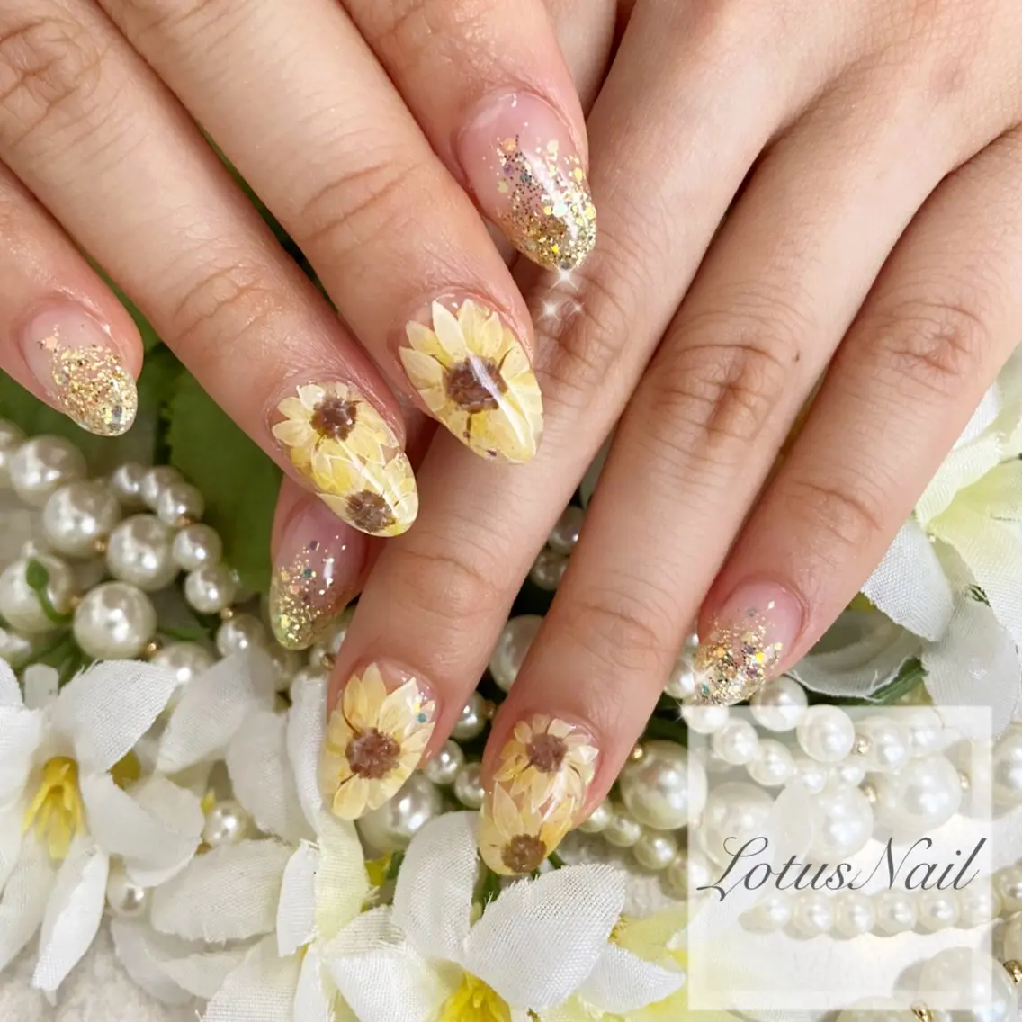 ネイル 夏ネイル Lotus Nailのネイルデザイン