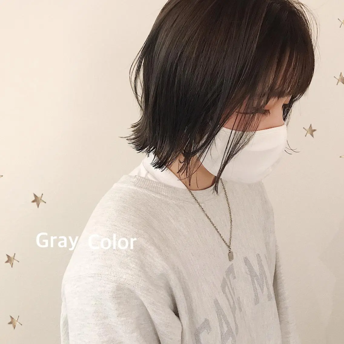ショート カラー カット ヘアカラー 市川 千夏のヘアスタイル