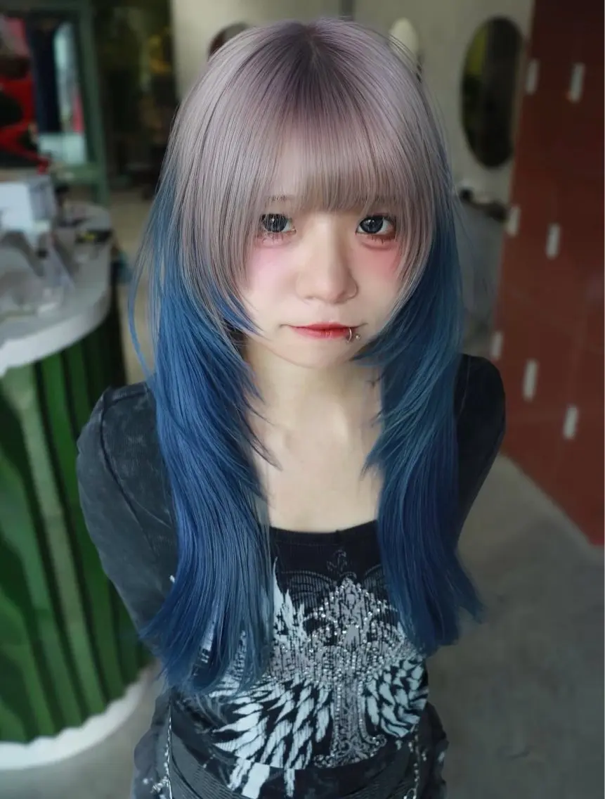 ダブルカラーの写真