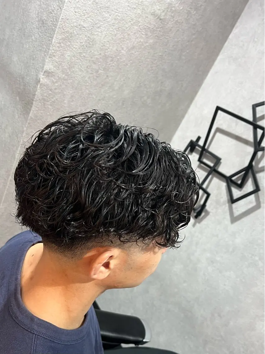 ミディアム パーマ 🌈予約の98%パ ーマ⭕️🌈福本のヘアスタイル