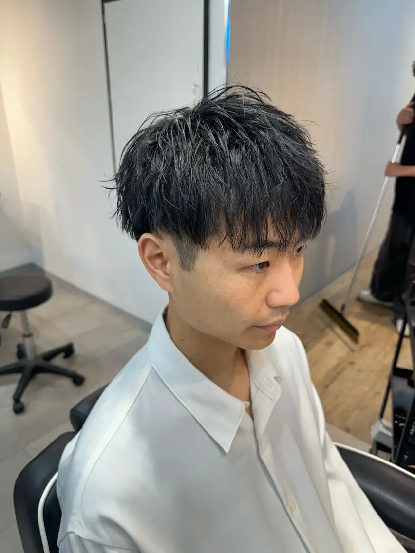 メンズ 縮毛矯正モデル大募集 🇺🇸隼也🇪🇸のヘアスタイル