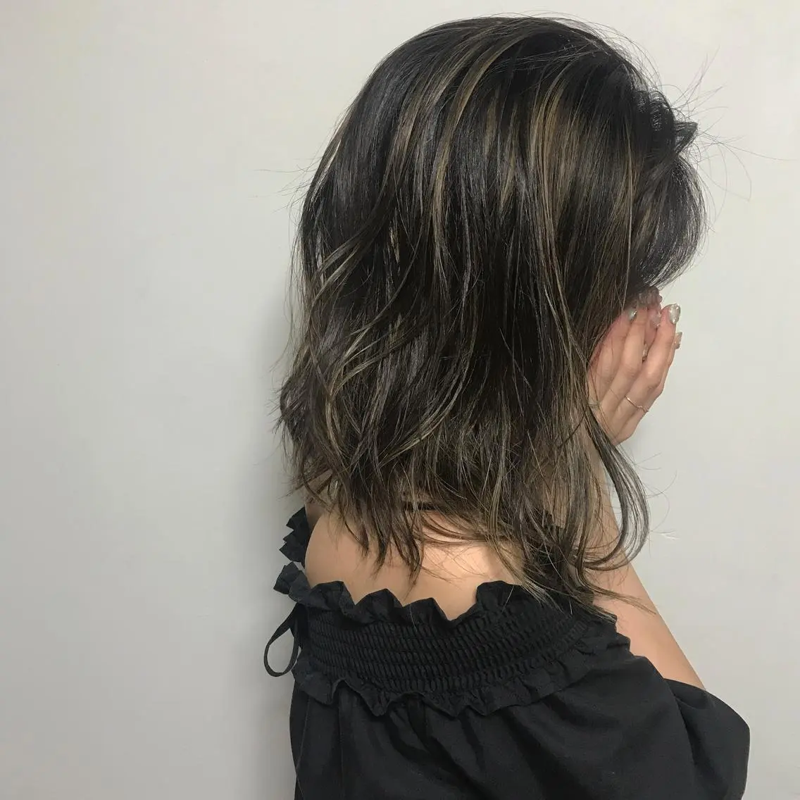 ミディアム kiyono ⭐︎ダブルカラーのヘアスタイル