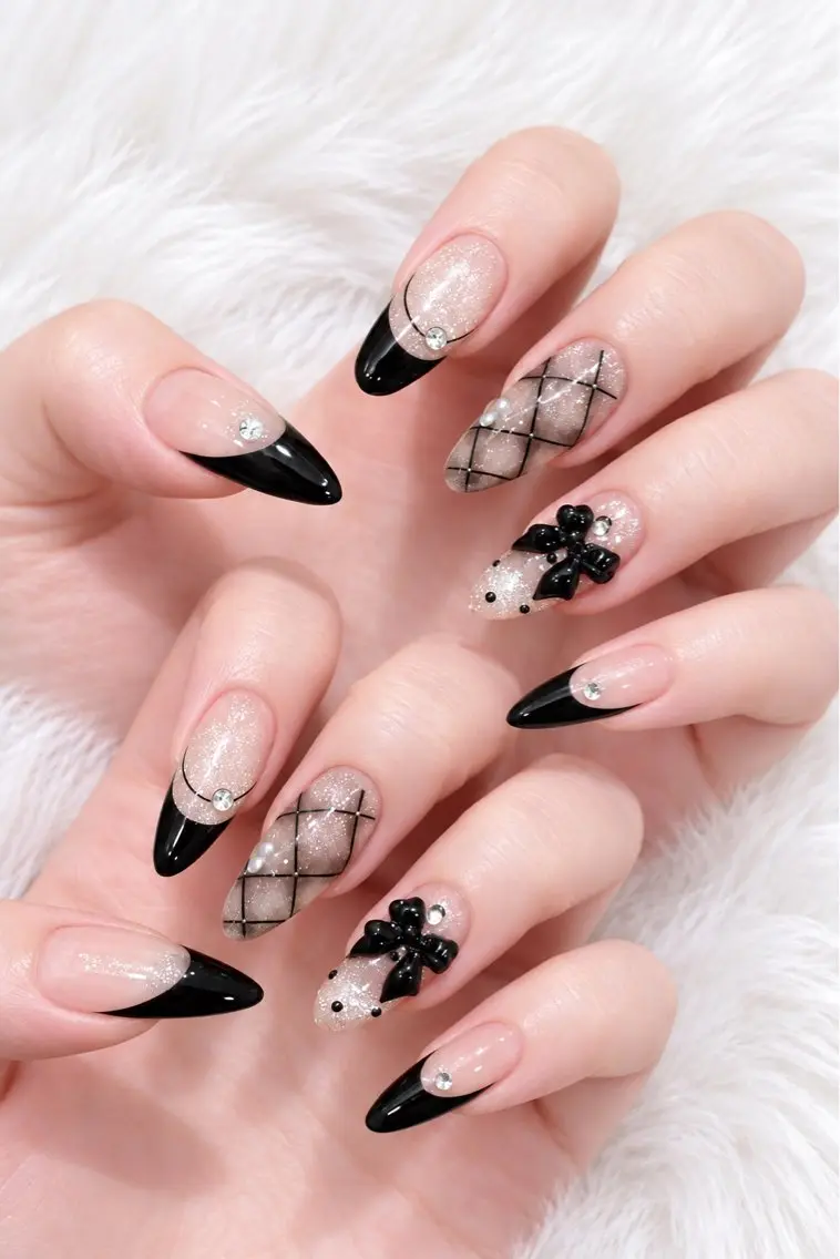 ネイル キラキラネイル 韓国ネイル マグネットネイル 持ち込み ワンホンネイル ハンドネイル ハンドケア Luna nail_Royalのネイルデザイン