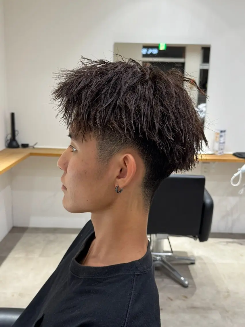 カラー パーマ メンズ メンズパーマ メンズツイストパーマ ツイストパーマ 熊本メンズ/オークス /坂嶋大飛のヘアスタイル