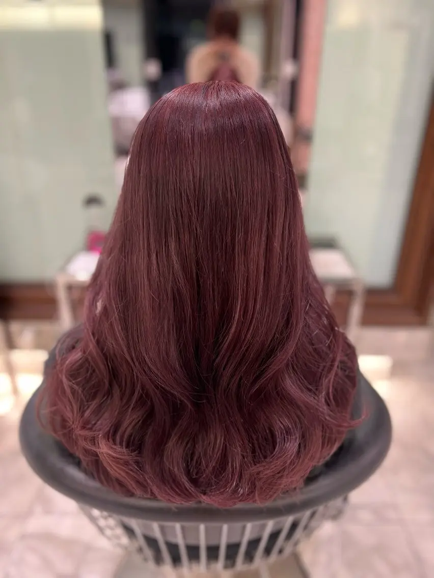 ロング カラー ヘアアレンジ ヘアカラー 顔周り/透明感/銀座 🩵rinoのヘアスタイル