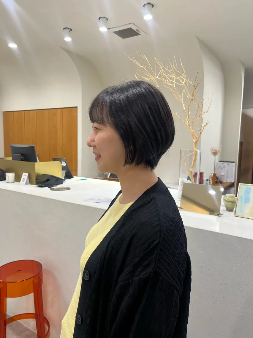 ショート ショートヘア 透明感カラー🌼 沙奈のヘアスタイル