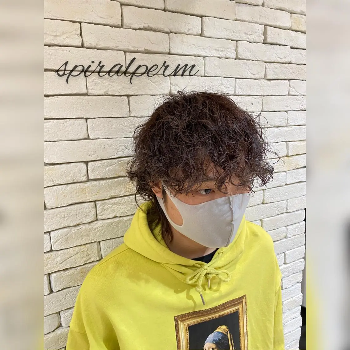 パーマ メンズ メンズパーマ スパイラルパーマ 大谷 竜也のヘアスタイル