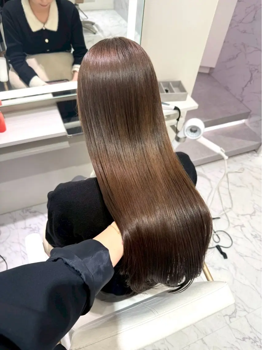 ロング カラー 髪質改善 トリートメント ParveMix┊ 太田 千尋🎀🪽のヘアスタイル