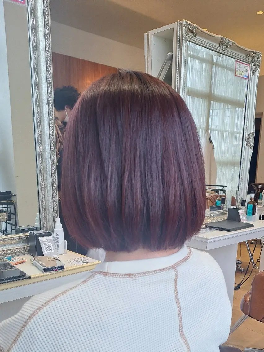 ワンカラー＆カット💇🏻‍♀️＋トリートメント💆🏻‍♀️（3ステップ）の写真