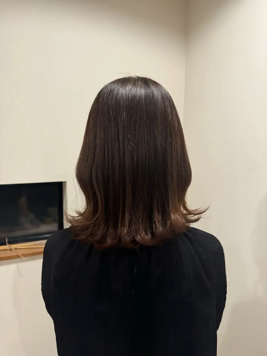 ミディアム 坂 瑞希のヘアスタイル