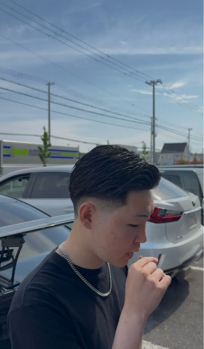 ショート メンズ カット 梶浦 旺大のヘアスタイル