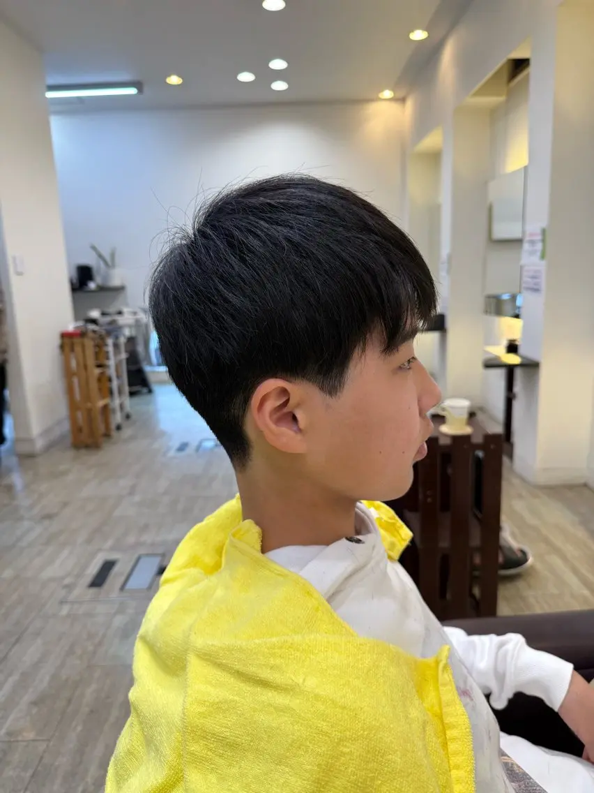 ショート メンズ 永井 天斗のヘアスタイル