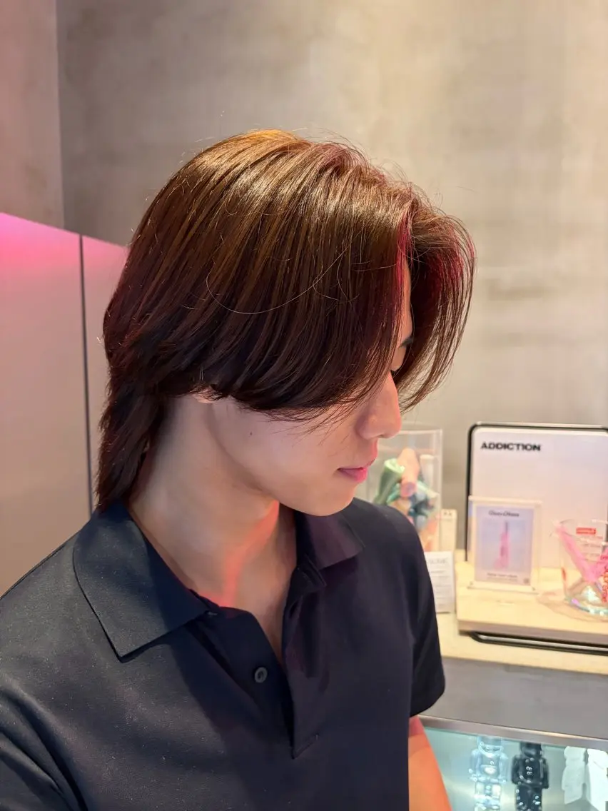 メンズ ヘアカラー 都築 颯太のヘアスタイル