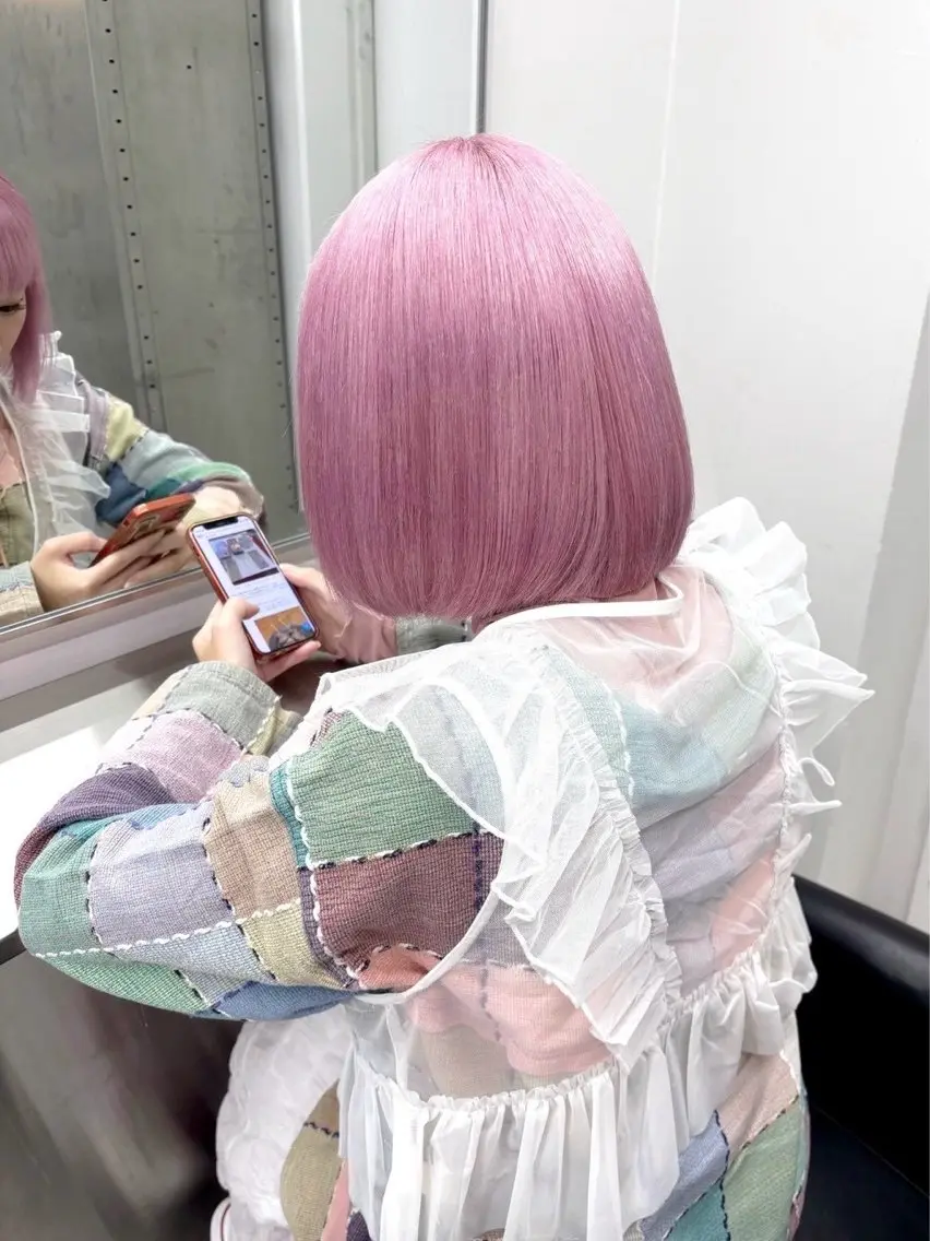 カット ＋ ダブルカラー⟡.·︎  < ブリーチ+カラー >の写真