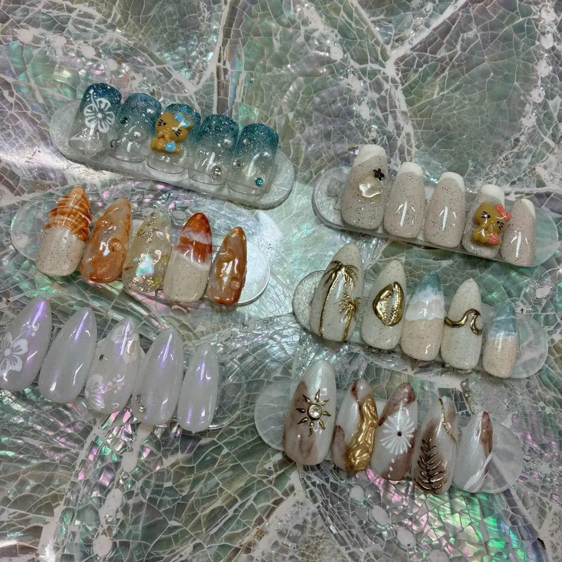 ネイル 夏ネイル 🌴konami 4U NAIL🥥のネイルデザイン
