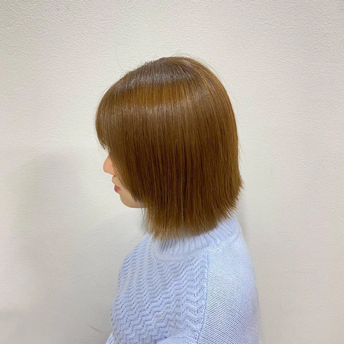 ミディアム 水口 莉央のヘアスタイル
