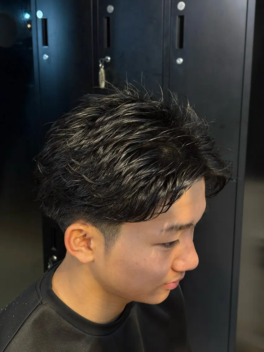 ショート パーマ ショートヘア YUUTO 【メンズ限定】のヘアスタイル