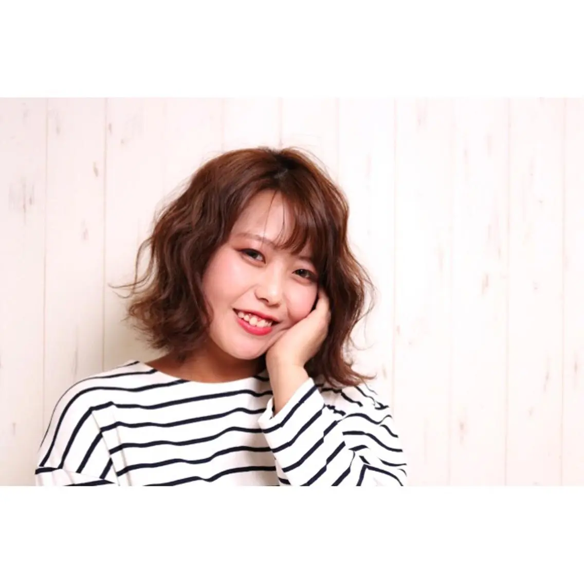 ミディアム カラー ボブ KAIzen. tomoのヘアスタイル