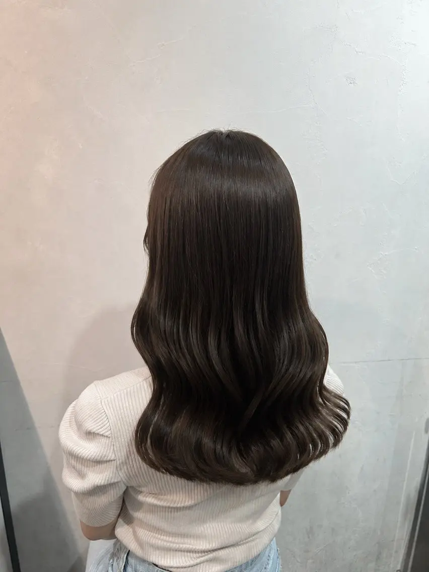 ロング カラー ブラウンカラー チョコレートブラウン 透明感カラー カット ヘアカラー トリートメント 渋谷/トレンドヘア 🦋🤍ふうかのヘアスタイル