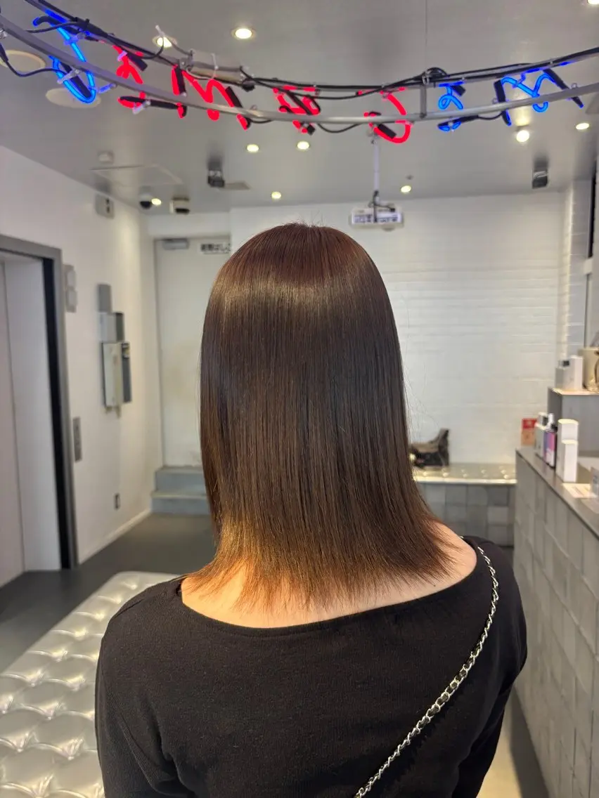 ショート カラー ヘアアレンジ 💟艶髪ワンカラー 💟/ミオのヘアスタイル