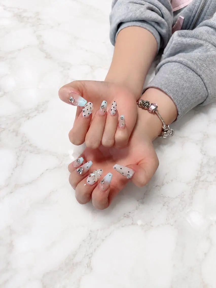 持ち込みデザイン♡ジェルネイルの写真
