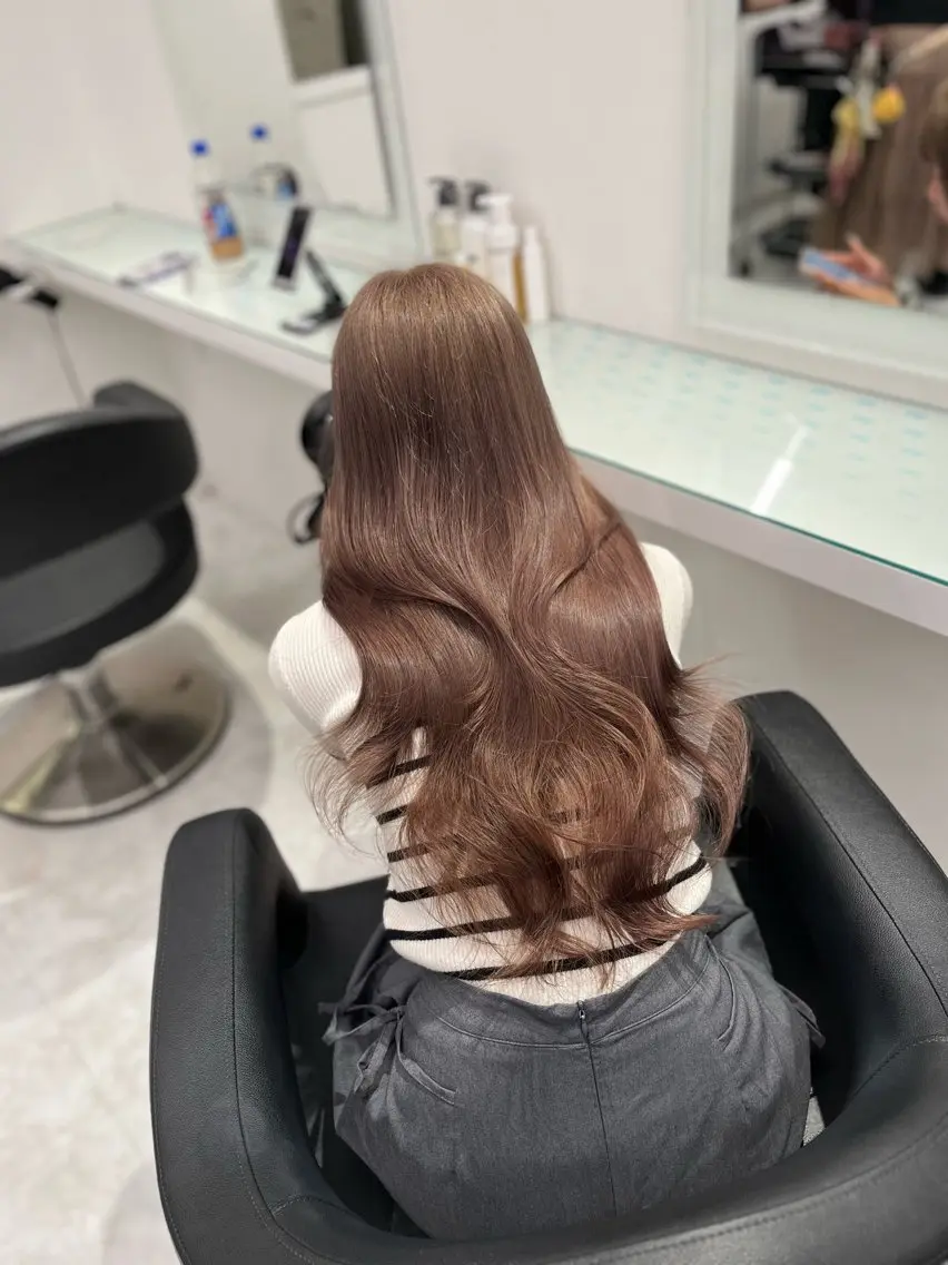 ミディアム カラー パーマ ヘアアレンジ メンズ ヘアカラー ♡ 𝐑𝐈𝐎♡のヘアスタイル
