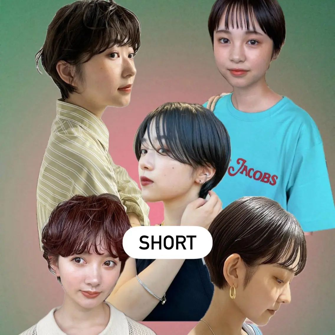ショート カラー ショートヘア カワクボ ソラのヘアスタイル