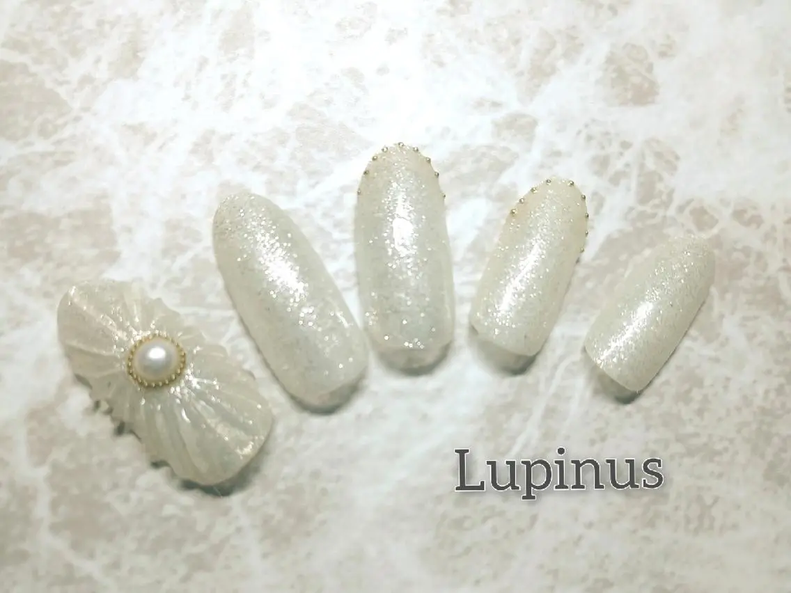 ネイル フットネイル シンプルネイル ハンドネイル フットネイル Lupinus ルピナスのネイルデザイン