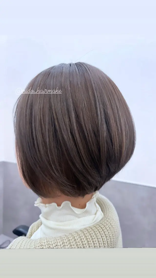 ショート ハイライト MIDORI ミドリのヘアスタイル
