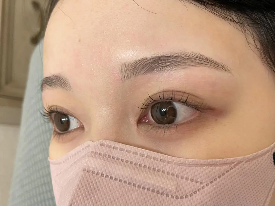【40%オフ‼️】まつげパーマ&アイブロウwaxの写真