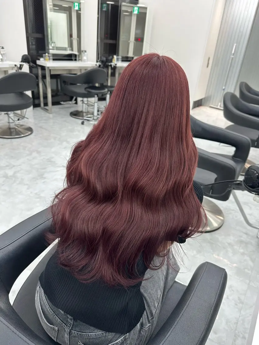 セミロング ヘアカラー トリートメント ヘッドスパ ヘアセット rio🧚🏻♀️ 暖色/グレージュのヘアスタイル