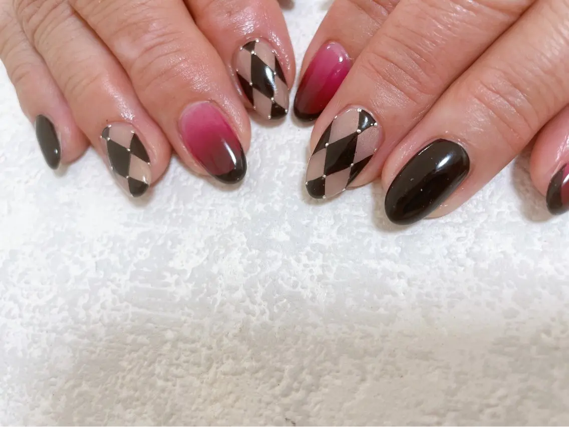 ネイル オーロラネイル フットネイル フレンチネイル ジェルネイル 韓国ネイル ハンドネイル kiki nail &brow二子玉川のネイルデザイン