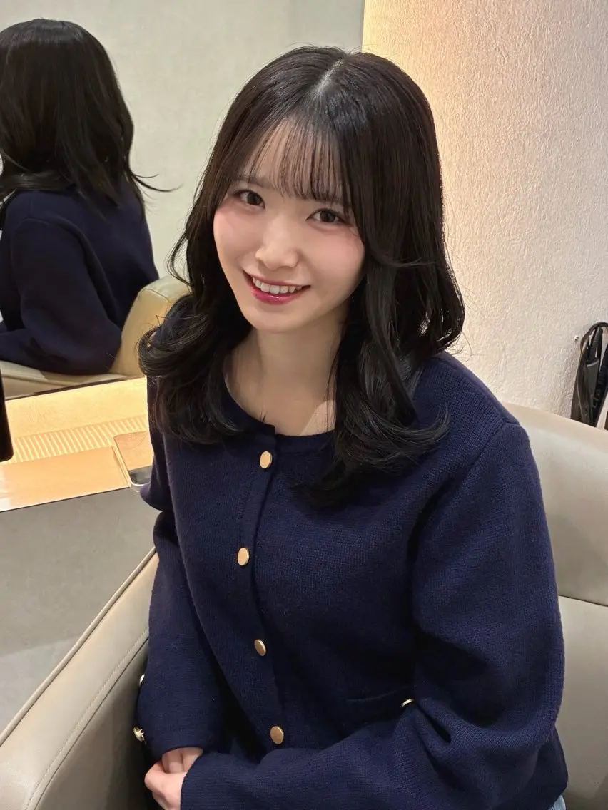 ミディアム ミディアムレイヤー くびれヘア レイヤーカット カット ヘアカラー トリートメント 髪質改善/レイヤー 本田拓也のヘアスタイル