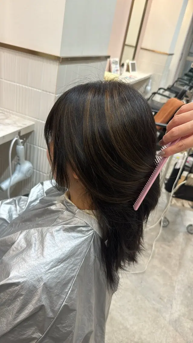 ロング 田中俊 縮毛矯正 髪質改善のヘアスタイル