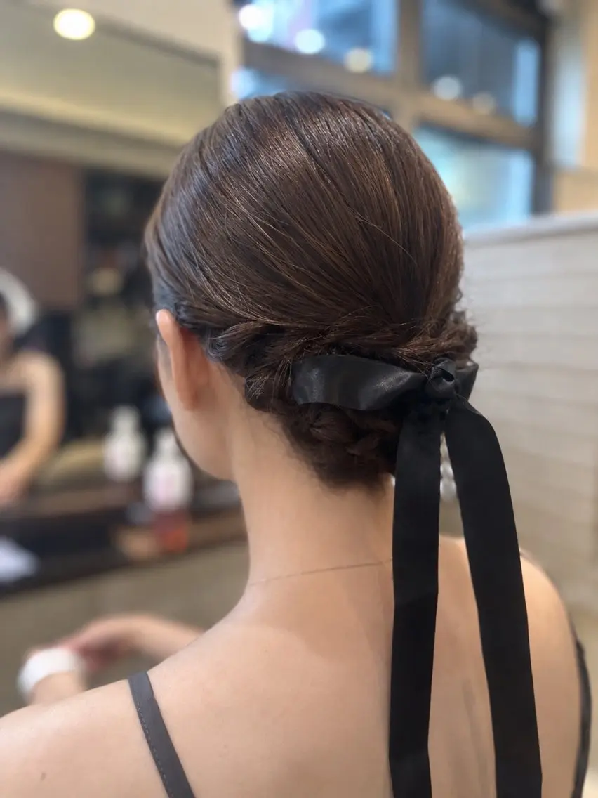 ミディアム ヘアアレンジ 🩷 YUMIのヘアスタイル