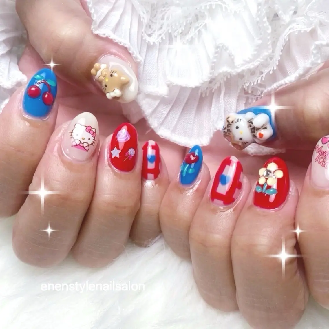 ネイル ハンドネイル 🐾enen style 🐾のネイルデザイン