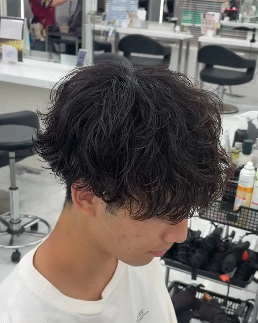 パーマ メンズ カット パーマ メンズ特化/パーマ/ カット/カラー/るなのヘアスタイル