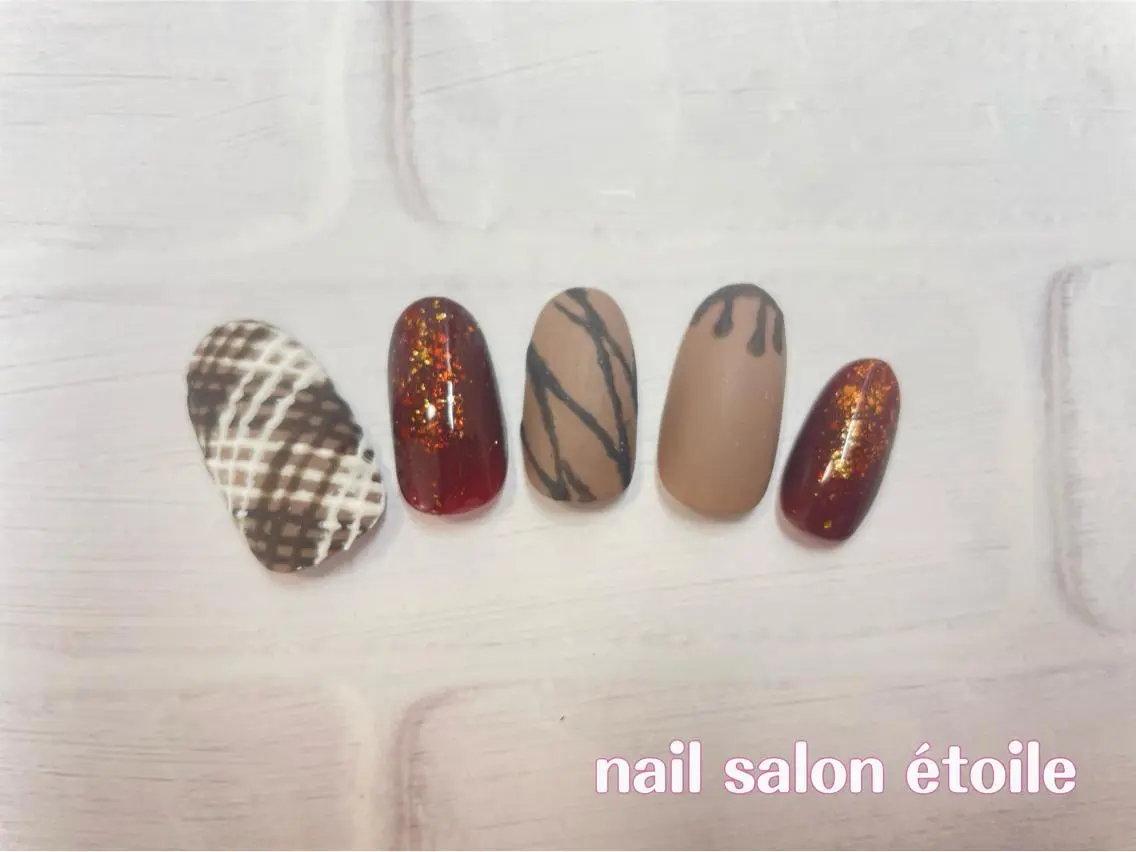 ネイル ジェルネイル バレンタイン ハンドネイル nail salon étoileのネイルデザイン