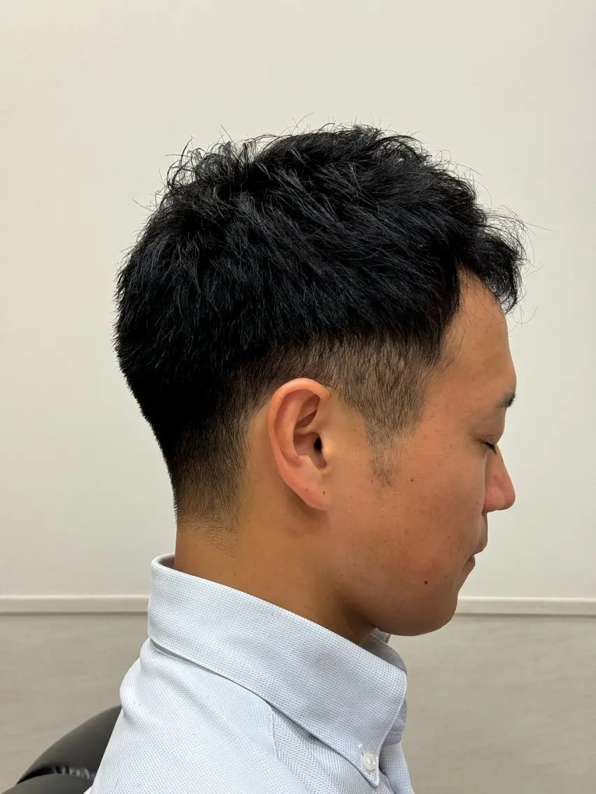 ミディアム メンズ ツーブロック 💈Hisa ／ 理容師💈のヘアスタイル