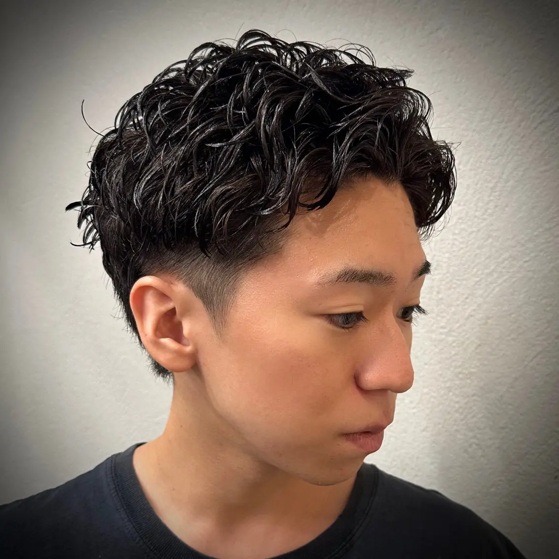 ショート メンズ カット パーマ トリートメント ツイスパ/メンズ パーマ/歩夢のヘアスタイル