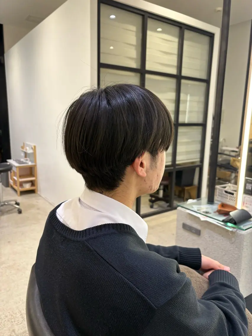 メンズ マッシュ 刈り上げ カット 大澤 琉聖のヘアスタイル