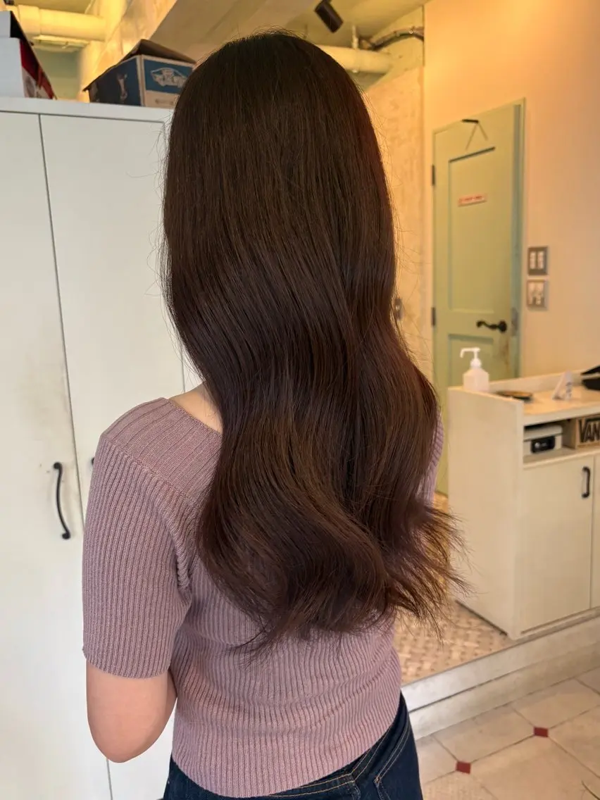 ロング カット ヘアカラー トリートメント ヘッドスパ NATSUMI AR.MARAのヘアスタイル