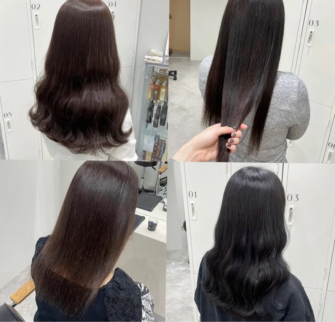 ロング ヘアカラー ♡透明感/艶カラー/ M a I ♡のヘアスタイル