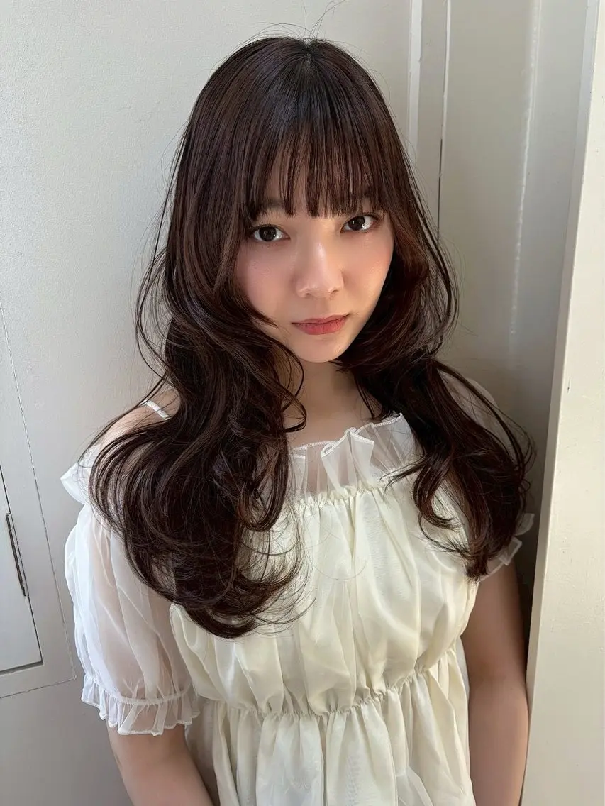 ロング カラー Miyu/モデル募集 /京都烏丸・四条大宮のヘアスタイル